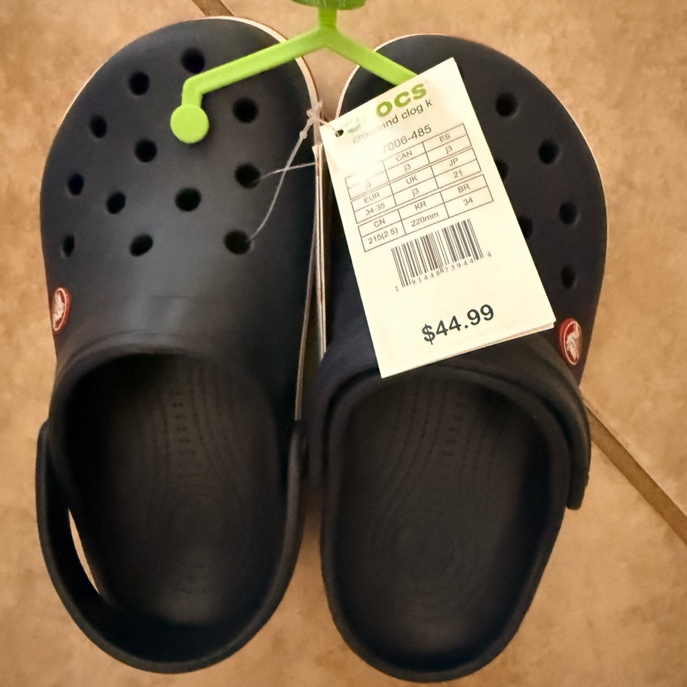 CROCS Kids Navy Water Shoes